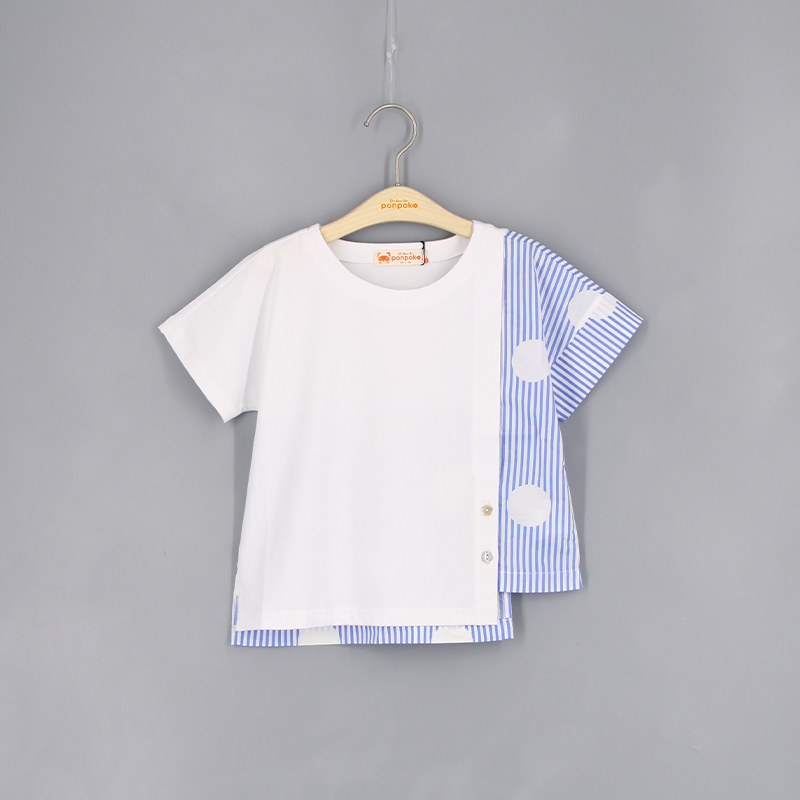 波點拼布T裇(女童)