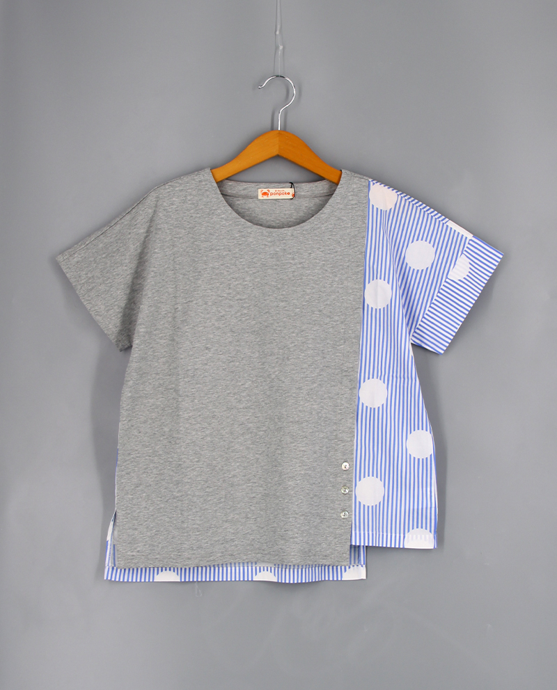 波點拼布T裇(女裝)