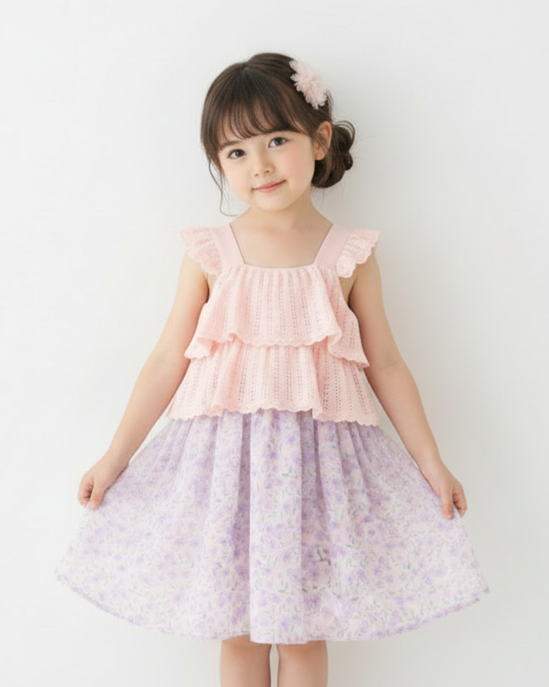 針織吊帶連衣裙